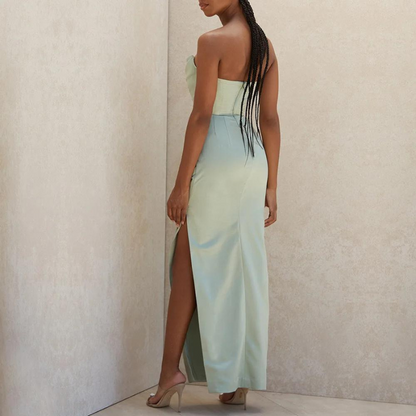 Robe Longue en Satin