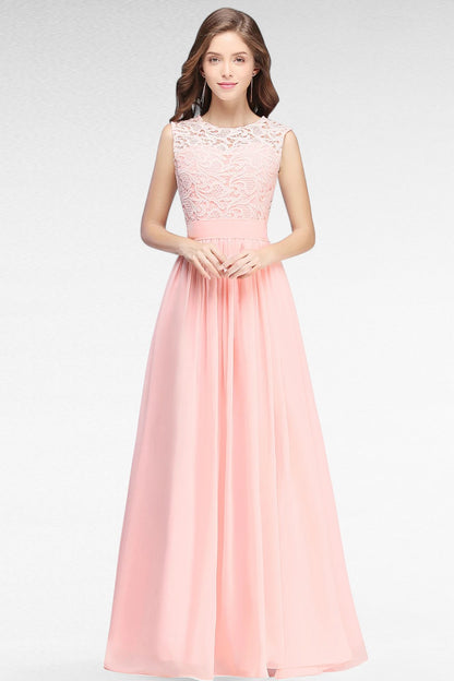 Robe Simple Longue Rose