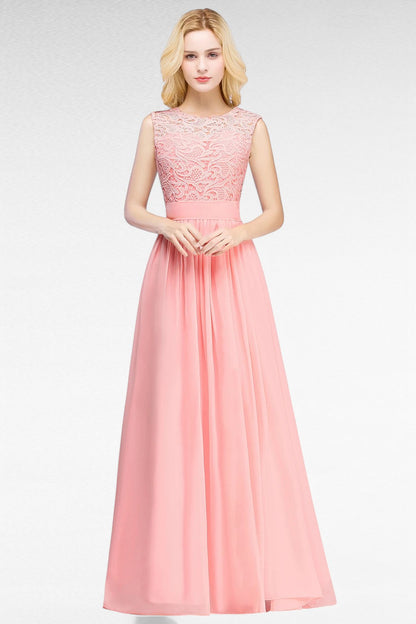 Robe Simple Longue Rose