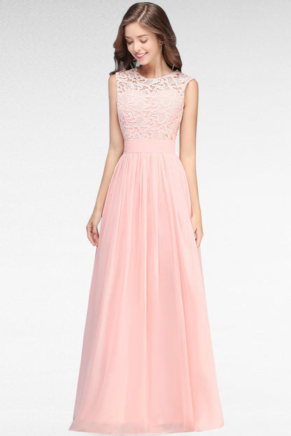Robe Simple Longue Rose