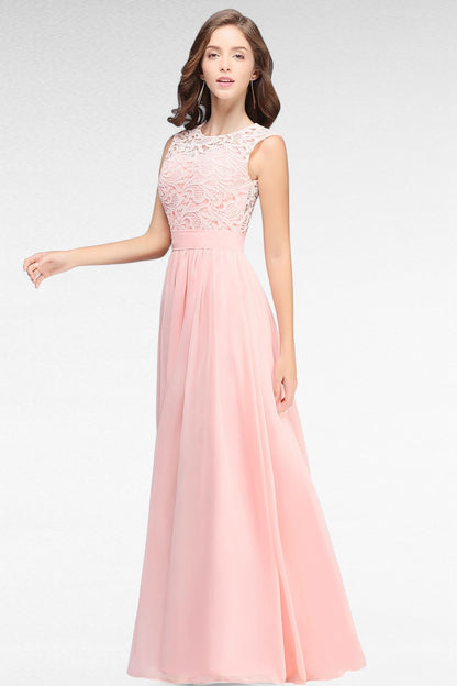 Robe Simple Longue Rose
