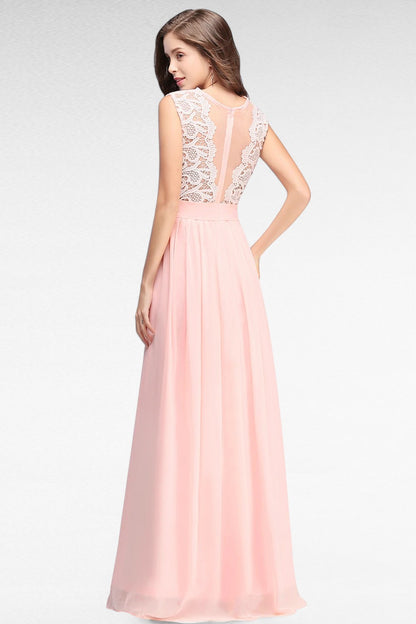 Robe Simple Longue Rose